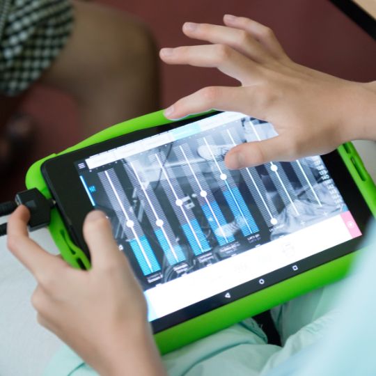 musik am tablet
