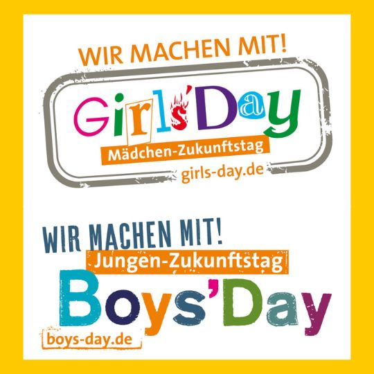 Girls'/Boys'Day 2026 - Wir sind dabei